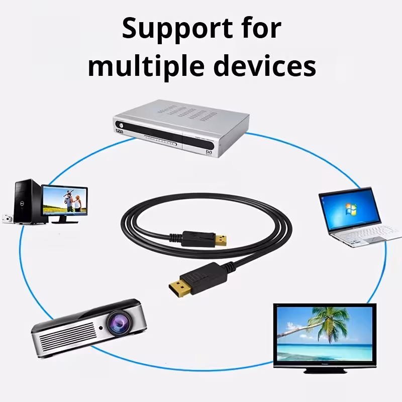 Adaptador DP a HDTV HD de 1.8 metros