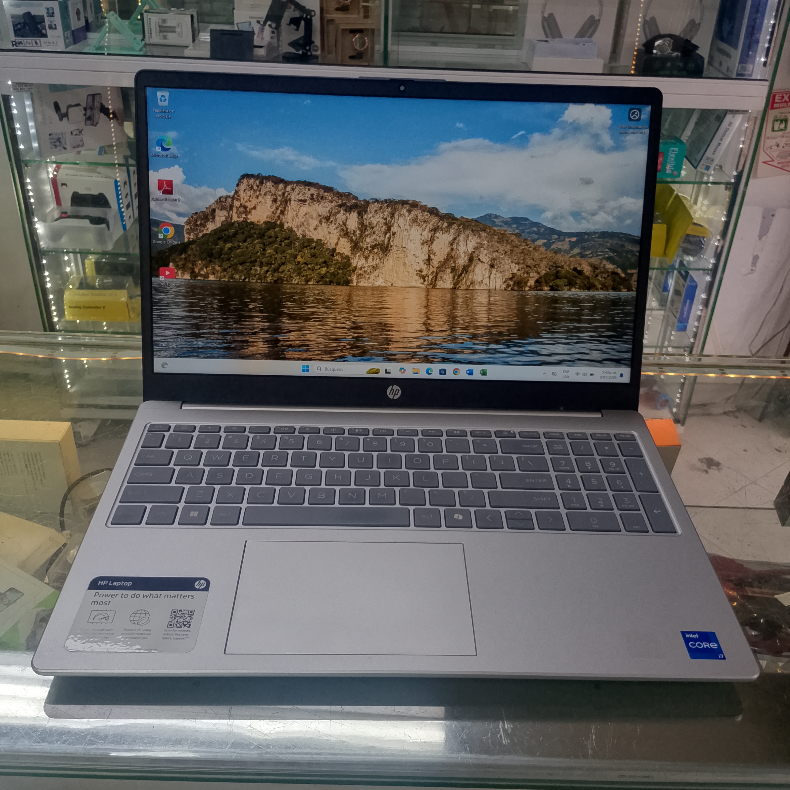 HP de 15, 6 pulgadas core i7 de 13ava