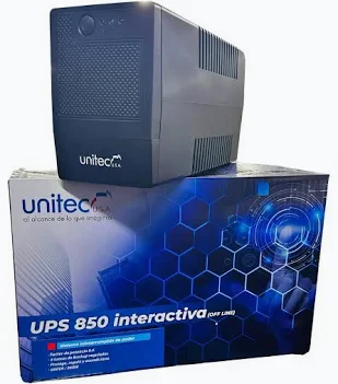 UPS INTERACTIVA 850 LED/600VA UNITEC